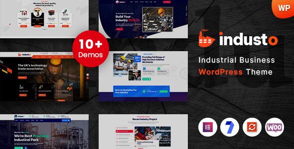 Industo - Factory & Industry WordPress Theme 1 Industo - Factory & Industry WordPress Theme