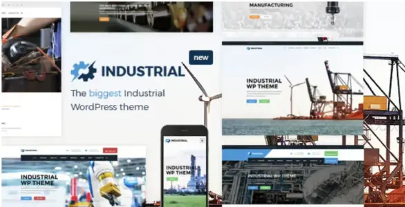 Industrial Pro – Factory Business WordPress Theme