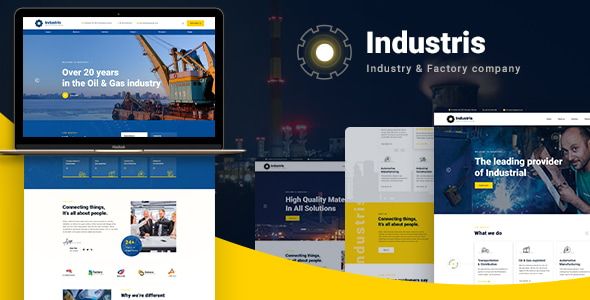 Industris - Factory & Business WordPress Theme 1 Industris - Factory & Business WordPress Theme