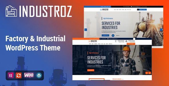 Industroz – Factory Industrial WordPress Theme 1 Industroz Factory Industrial WordPress Theme
