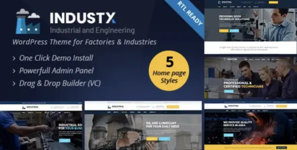 Industx Pro WordPress Theme
