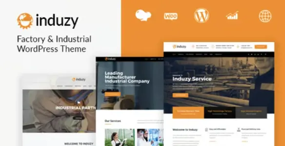 Induzy Pro – Factory & Industrial WordPress Theme