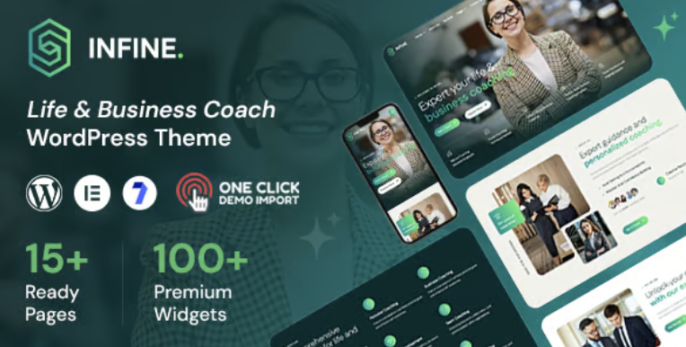 Infine - Life and Business Coach WordPress Theme 1 Infine Life and Business Coach WordPress Theme