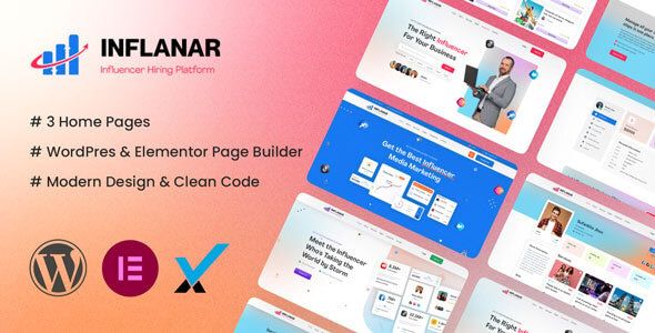 Inflanar – Influencer Marketplace WordPress Theme 1 Inflanar Influencer Marketplace WordPress Theme
