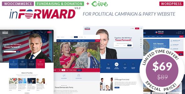 inForward – Political Campaign and Party WordPress Theme 1 in Forward – Political Campaign and Party WordPress Theme