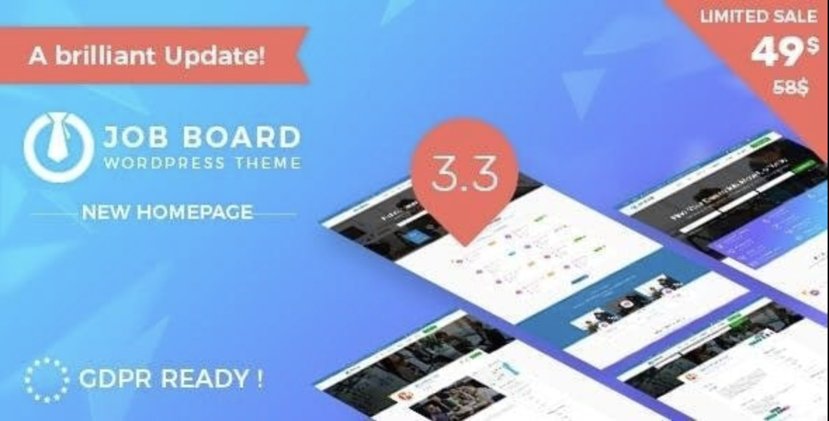 InJob | Multi features for recruitment WordPress Theme 1 Job Board WordPress Theme