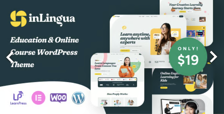 inLingua - Education & Online Course WordPress Theme 1 in Lingua Education & Online Course WordPress Theme