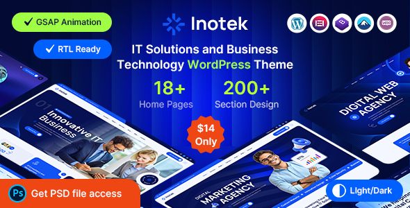 Inotek - IT Solutions and Business Technology WordPressTheme 1 Inotek IT Solutions and Business Technology WordPress Theme