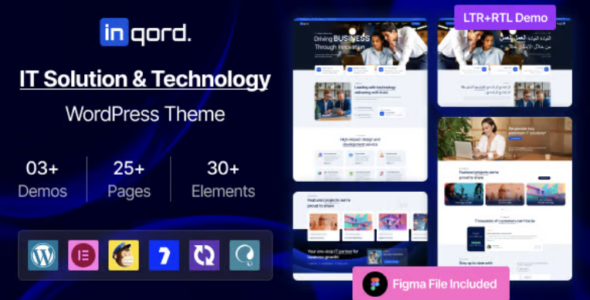 Inqord IT Solutions & Technology Services WordPress Theme