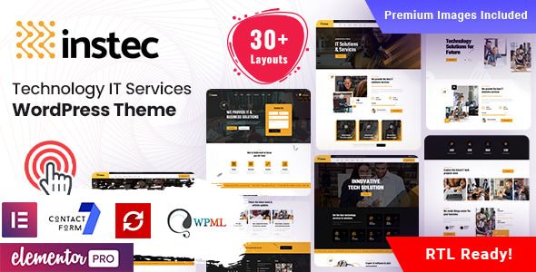 Instec – Technology IT Services WordPress Theme 1 Instec – Technology IT Services WordPress Theme
