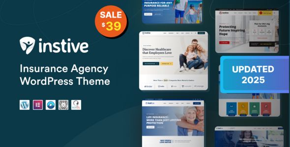 Instive – Insurance WordPress Theme 1 Instive – Insurance WordPress Theme