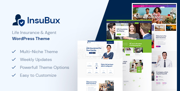 Insubux - Insurance Company WordPress Theme 1 Insubux WordPress Theme