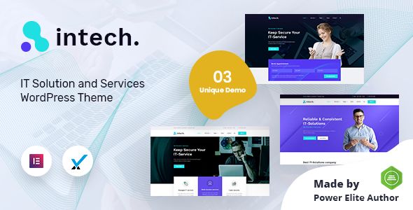 Intech - IT Solutions Company WordPress Theme 1 Intech IT Solutions Company WordPress Theme