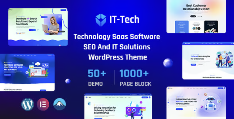 IT-Tech – IT Solutions & Technology WordPress Theme 1 IT-Tech WordPress Theme
