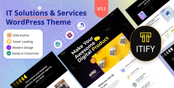Itify – IT Solutions Services WordPress Theme 1 Itify – IT Solutions Services WordPress Theme