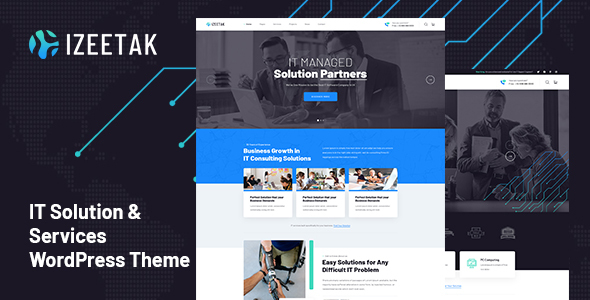 Izeetak – IT Solutions & Services WordPress Theme 1 Izeetak – IT Solution & Services WordPress Theme