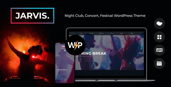 Jarvis - Night Club, Concert, Festival WordPress Theme 1 Jarvis - Night Club, Concert, Festival WordPress Theme