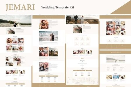 Jemari Wedding Elementor Template Kit
