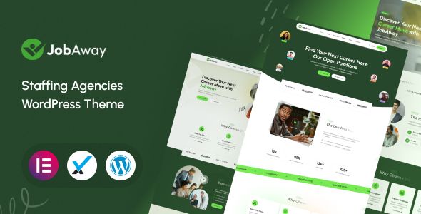 Jobaway – Job Board WordPress Theme 1 Jobaway Staffing Agencies WordPress Theme