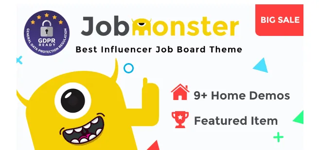 Jobmonster - Job Board WordPress Theme 1 Jobmonster WordPress Theme