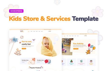 Joy Toy Kids Store Elementor Template Kit