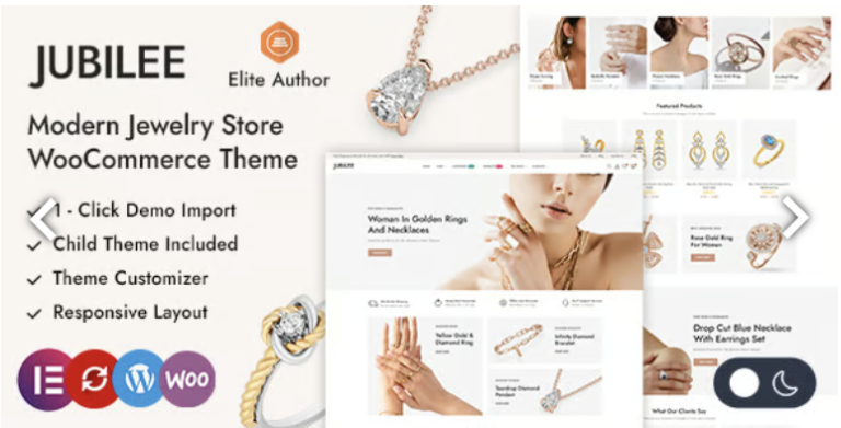 Jubilee Jewelry Store Theme Official Licence — Buy Now