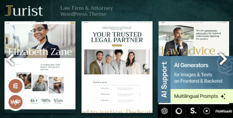 Jurist - Law Firm & Attorney WordPress Theme 1 Jurist Law Firm & Attorney WordPress Theme