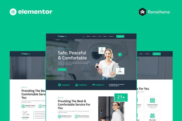 Kangkunci – Locksmith Security System Elementor Pro Full Site Template Kit 1 Kangkunci Locksmith Security System Elementor Pro WordPress Template Kit