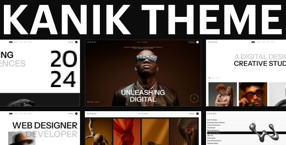 Kanik - Minimal Digital Agency WordPress Theme 1 Kanik - Minimal Digital Agency WordPress Theme