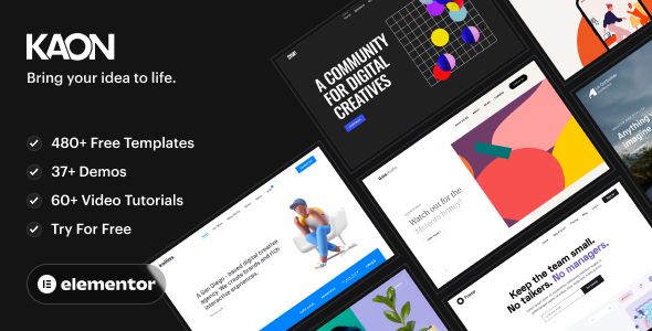 Kaon – WordPress Theme for Creatives & WooCommerce 1 Kaon WordPress Theme