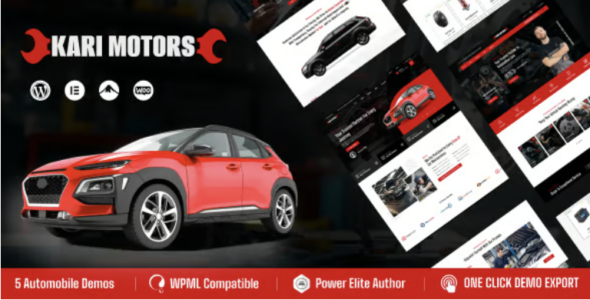 Kari Motors Car Repair & Service WordPress Theme