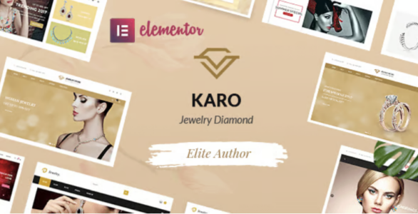 Karo Jewelry Diamond WordPress Theme