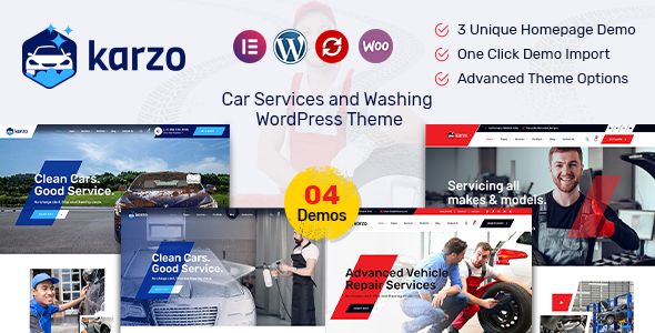 Karzo – Car Service & Washing WordPress Theme 1 Karzo Car Service & Washing WordPress Theme