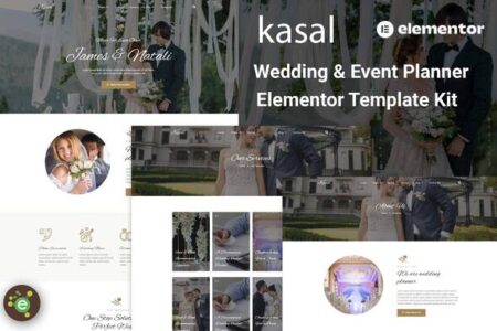 Kasal Wedding & Event Planner Elementor Template Kit