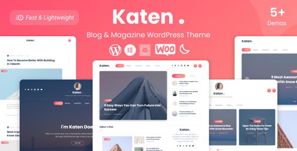 Katen – Blog & Magazine WordPress Theme 1.0.7 1 Katen – Blog & Magazine WordPress Theme