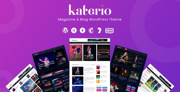 Katerio – Magazine & Blog WordPress Theme 1 Katerio Magazine & Blog WordPress Theme