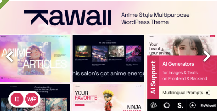 Kawaii - Anime Creative Original WordPress Theme 1 Kawaii - Anime Creative Original WordPress Theme