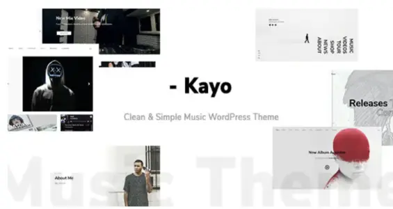 Kayo Pro – Clean and Simple Music WordPress Theme
