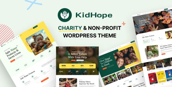 KidHope – Charity Non-Profit WordPress Theme 1 Kid Hope Charity Non-Profit WordPress Theme