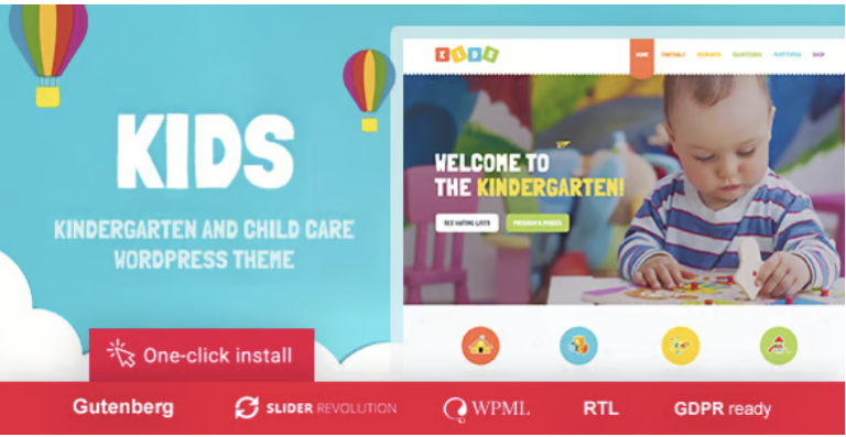 Kids Day Care & Kindergarten Theme Official Licence — Buy