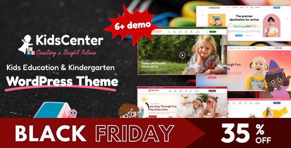 KidsCenter – Kindergarten and Kid Care Education WordPress Theme 1 Kids Center – Kindergarten and Kid Care Education WordPress Theme