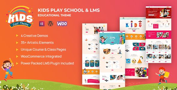 Kidscool – Children, Kids School WordPress Theme 1 Kidscool Children Kids School WordPress Theme