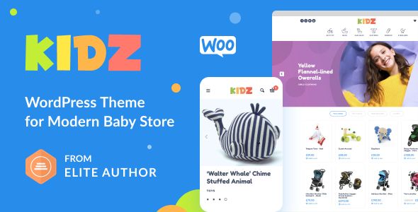 KIDZ – Kids Store and Baby Shop Theme 1 KIDZ Kids Store and Baby Shop Theme WordPress Theme