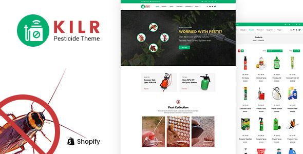 Kilr Pest Control Shopify Theme