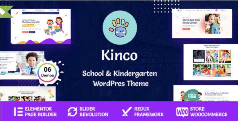 Kinco School & Kindergarten WordPress Theme