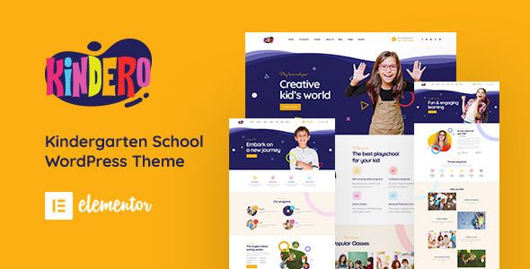 Kindero – Kindergarten School WordPress Theme 1 Kindero Kindergarten School WordPress Theme