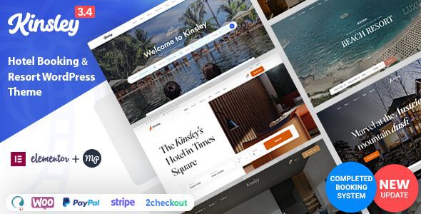 Kinsley - Hotel Booking Theme 1 Kinsley - Hotel Booking WordPress Theme