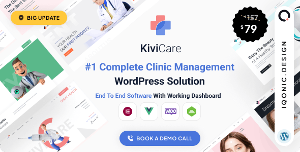 KiviCare(TM) - Medical Clinic & Patient Management WordPress Solution 1 Kivi Care Medical Clinic & Patient Management WordPress Solution