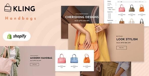 Kling - Bags, Shoes Store Shopify 1 Kling Handbags WordPress Plugin