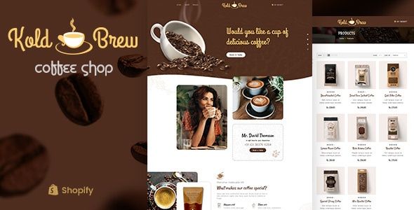 KoldBrew - Coffee Shop Shopify Theme 1 Kold Brew Coffee Shop Shopify Theme